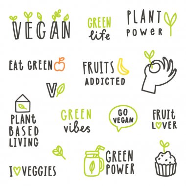 Vegan metni işaretler kümesini.
