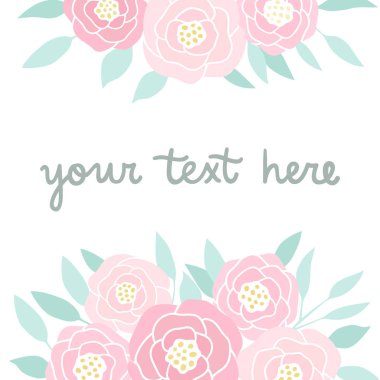 beyaz üzerine pembe peonies