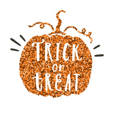 Hediye ver yoksa karışmam. Kabak glitter siluet