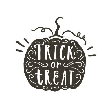 Cadılar Bayramı Balkabağı siluet