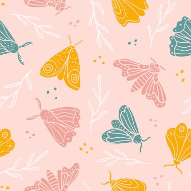 Dalgalı çizgileri olan kusursuz geometrik desen. Vektör sanatı.