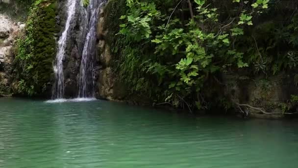 Cachoeira Adonis, banhos. Chipre . — Vídeo de Stock