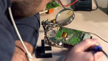 Lehimleme teneke ve devre, elektronik devre kartı