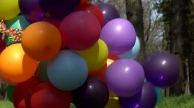 görüntüleri balonları yakın açık havada.