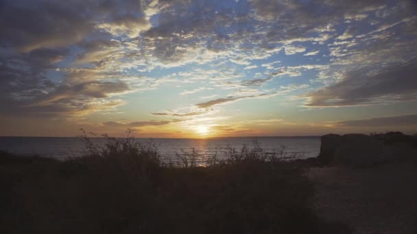 Albufeira - praia da orale, algarve, portugal — Stockvideo