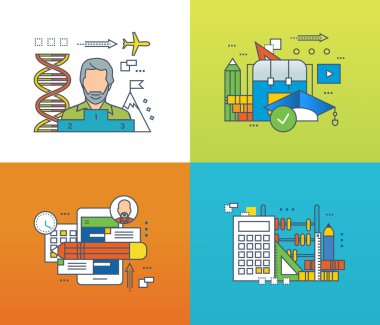 Kavram - çağdaş formların eğitim, öğretim, öğrenme araçları başarı.