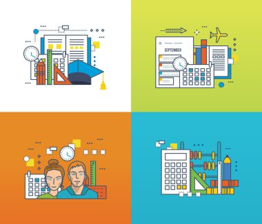 Kavram - eğitim ve öğretim, öğrenme araçları, stratejik planlama tasarımı.