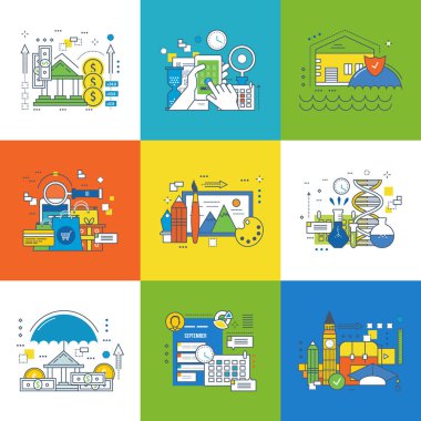 Kavramı yönetimi ve sigorta mevduat, araştırma, alışveriş, eğitim.