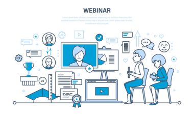 Teknoloji, iletişim, çevrimiçi öğrenme, eğitim, web seminerleri, veri ve bilgi paylaşımı.