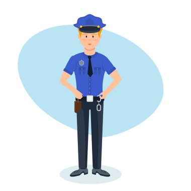 Karakoldaki Polis gerekli cephane yerine çalışma ile iş giyisi.