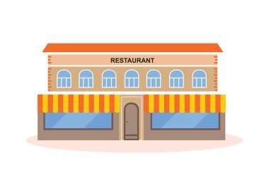 Modern bir restoran Binası.
