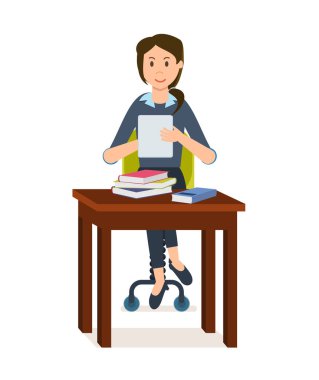 Bilgi elektronik Kütüphane ve kitap için kız arıyor.