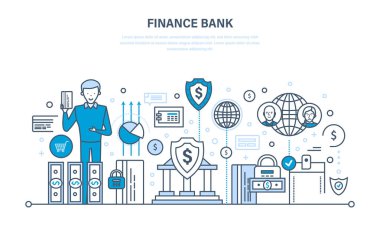 Finans banka, koruma, online bankacılık, garanti ödeme güvenlik, Ekonomi, mevduat.