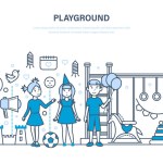 jardín parque recreacional — Vector de stock © leremy #5028094