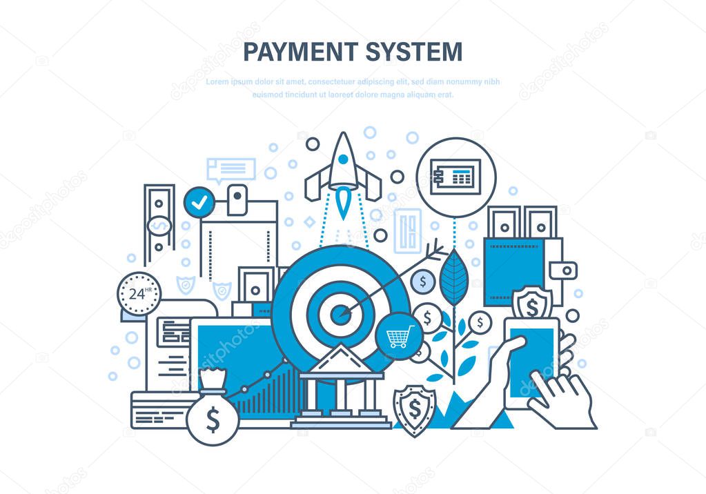 Payment system. Methods and forms of payment, security of finance.