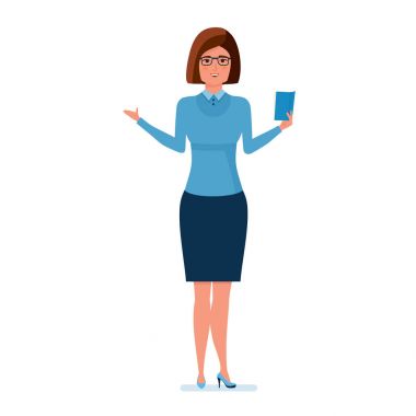 Öğretmen el günlük tutun ve bilgi iletisi sunar.