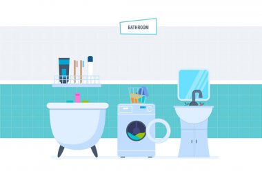 Banyo, ev aletleri, mobilya, ev eşyaları, mimari iç.