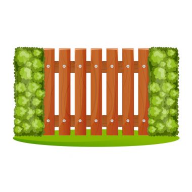 Dekoratif ahşap çitler. Dış, tasarım gates ve peyzaj.