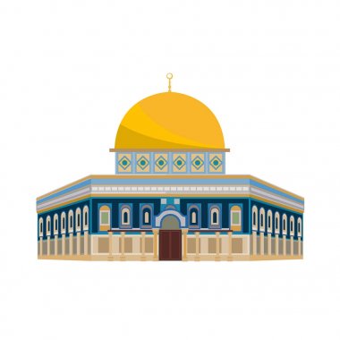Mimari yapı. Mimari, anıtlar, dönüm noktası. Cami: Dome Kilisesi - Jerusalem.