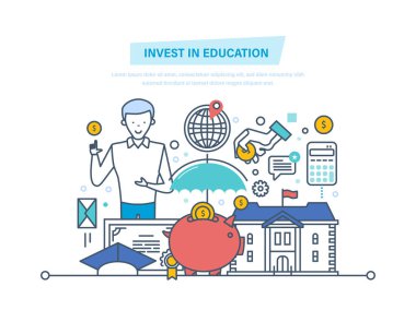 Eğitim yatırım. Eğitim, prestijli eğitim almak finansal yatırımlar.