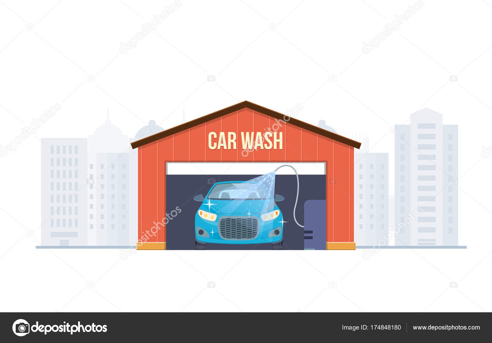 Car Wash Car Washing Service Center Full Self Service Facilities
