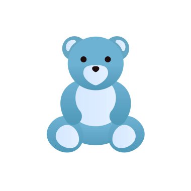 Modern renkli çocuk oyuncakları. Şirin komik ayıcık.