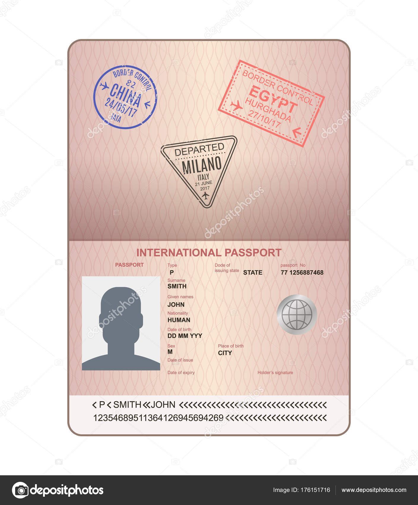 Паспорт открытый