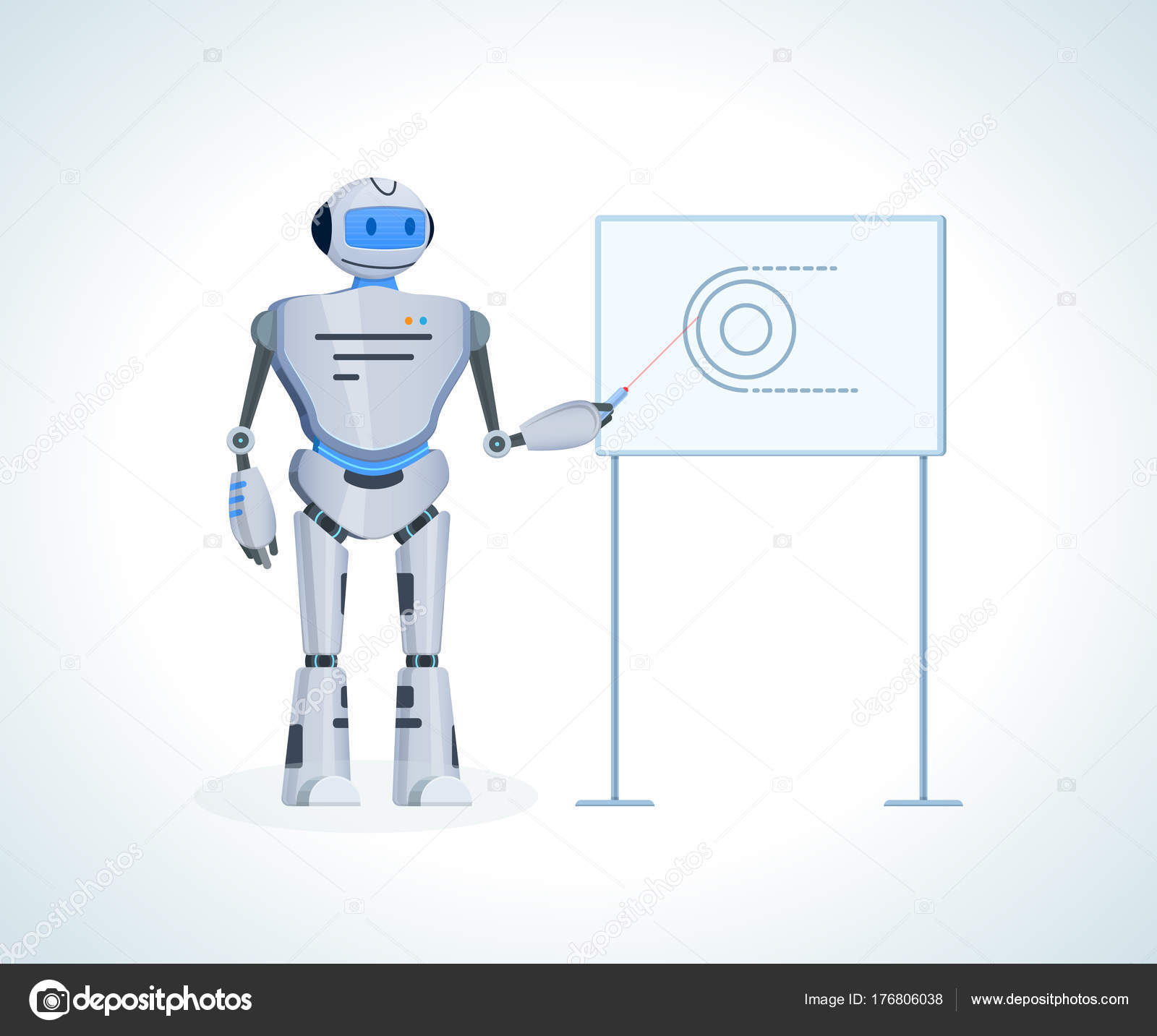 3d Vector Robot Chatbot Ai Science Stock Vector (Royalty Free