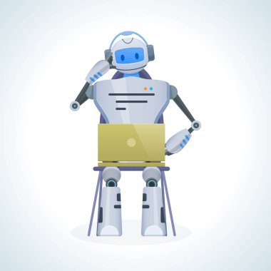 Elektronik robot, sohbet bot, insanımsı. Teknik destek, iletişim, sosyal ağ.