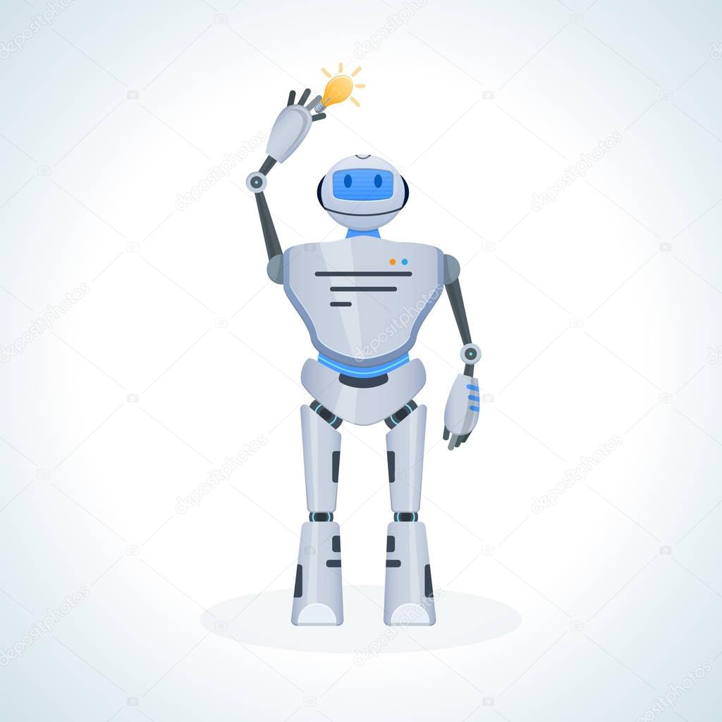 Electronic robot, chat bot, humanoid. Search for information, self-improvement, education.