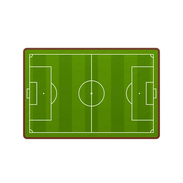 漫画のスタイルのサッカーやサッカー フィールドのアイコン ストックベクター C Juliarstudio