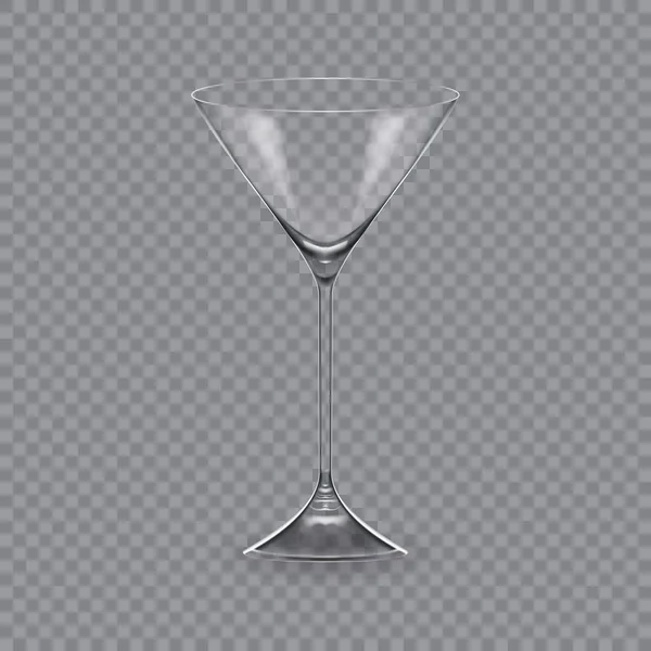 模板, 布局, 板, 空玻璃, 杯子, 喝马丁尼. — 图库矢量图片