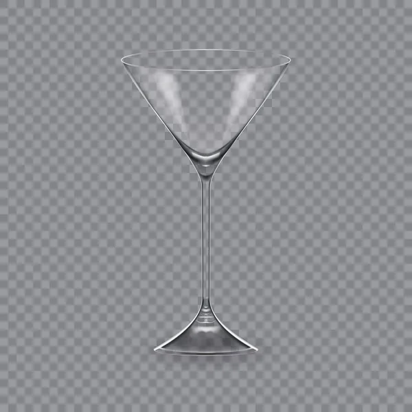 Plantilla, diseño, tabla de pan, vidrio vacío, tazas, para beber martini . — Vector de stock