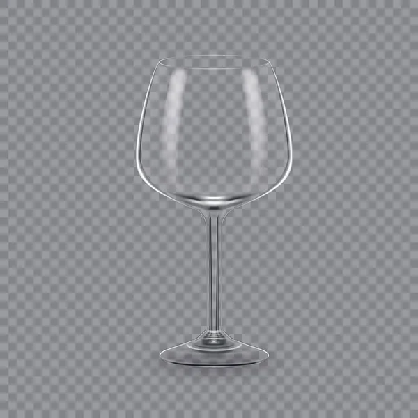 Plantilla, diseño, tabla de pan, vaso vacío, tazas, para beber vino . — Vector de stock