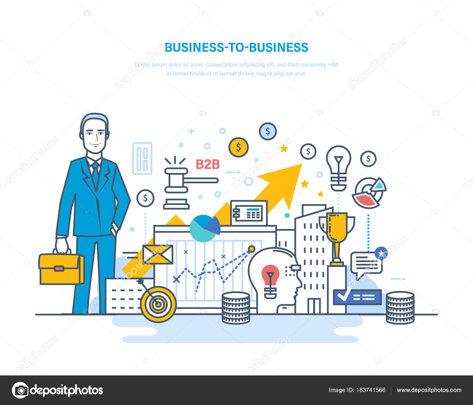 Business to business, e-commerce, electronic trading, capital