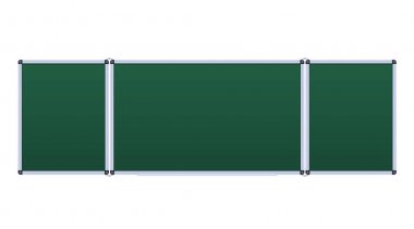 Yeşil eğitim kurulu bir eğitim kurumu için ahşap çerçeve ile.