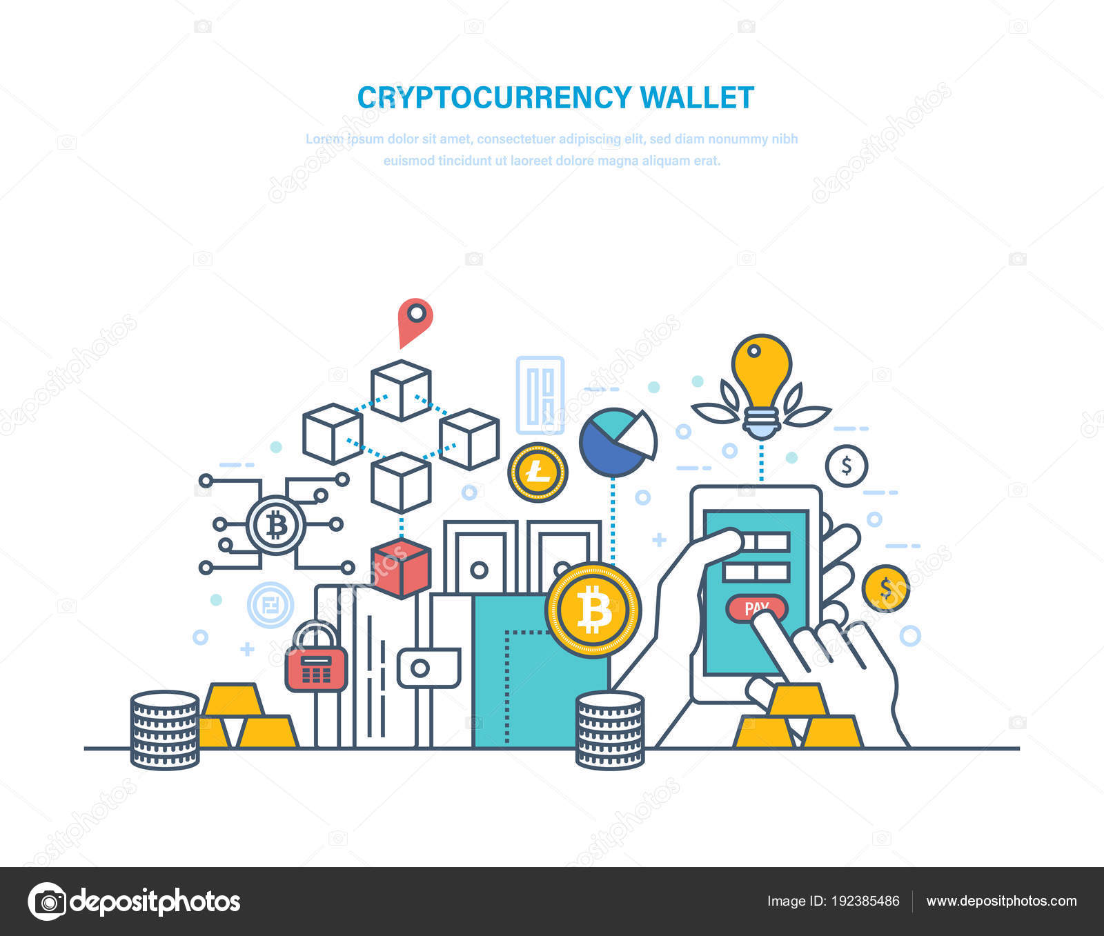 Cryptocurrency Wallet Financial Operations With Electronic Money - 
