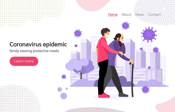 Coronavirus στην Κίνα. Νέο Wuhan coronavirus 2019-ncov. — Διανυσματικό Αρχείο