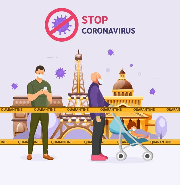 Coronavirus i Kina. Wuhan coronavirus 2019-nCoV vektor — Stock vektor