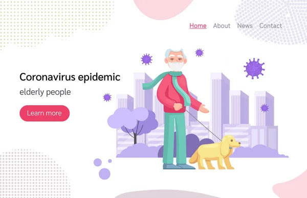 Koronavirus v Číně. Nový koronavirus Wuhan 2019-ncov. — Stockový vektor