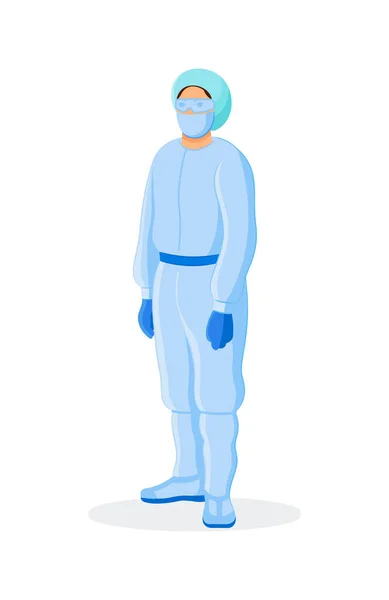 个人防护设备博士。停止结肠炎，大流行，流感. — 图库矢量图片