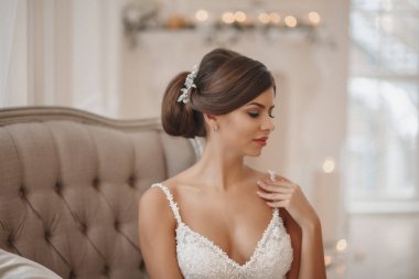 Güzel ve rüya gibi gelin Anastasiya