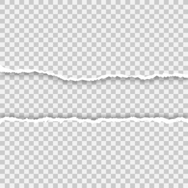 Kağıt elemanları izole bir arka plan üzerinde sökük