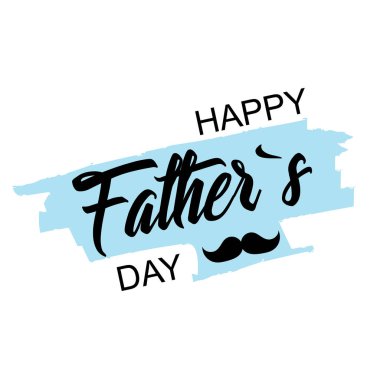 Mutlu Babalar günü. şık tasarımı ve düz tasarım