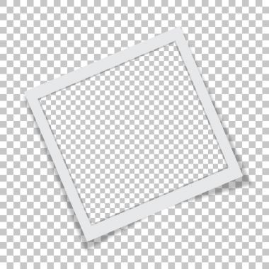 Fotoğraf çerçevesi izole bir arka plan üzerinde mockup