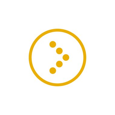 Modern düz renkli ok, her amaç için harika bir tasarım. Sanat vektörü çizimi. Basit izole resim grafiği.