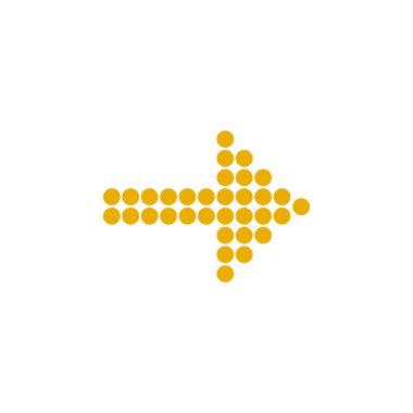 Modern düz renkli ok, her amaç için harika bir tasarım. Sanat vektörü çizimi. Basit izole resim grafiği.