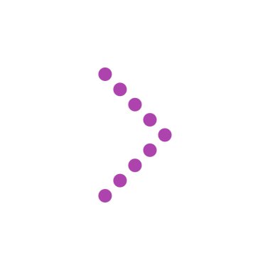 Modern düz renkli ok, her amaç için harika bir tasarım. Sanat vektörü çizimi. Basit izole resim grafiği.