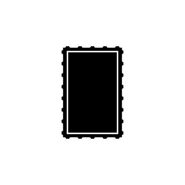 バナーデザインのスタンプアイコンを投稿します。ベクトルポストカード平郵便 — ストックベクタ