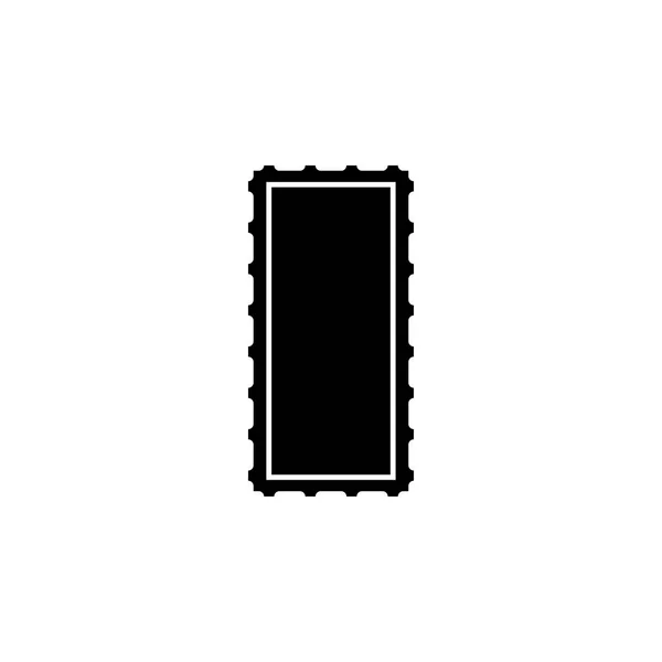 Post stempel pictogram voor banner ontwerp. Een vectoransichtkaart. Platte post — Stockvector